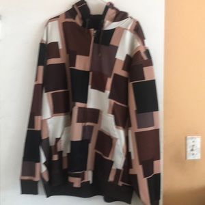 Men’s 2xl zip up hooded jacket